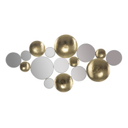 PANNEAU MIROIR GLAM DORÉ CM...