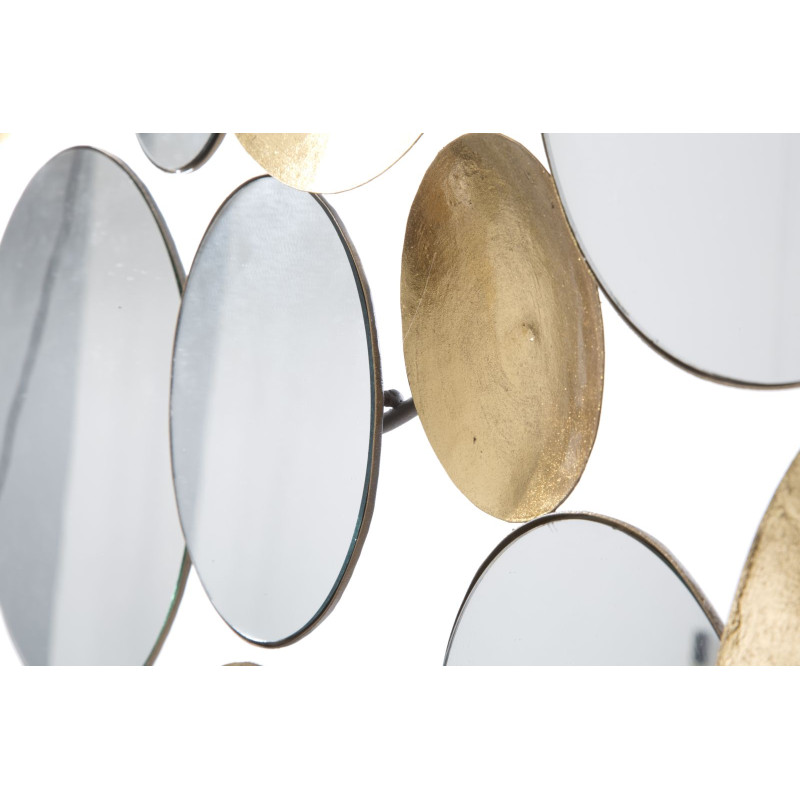 PANNEAU MIROIR GLAM DORÉ CM 118X2,5X60