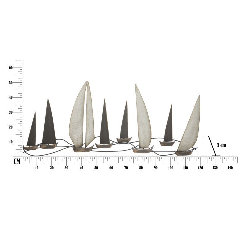 PANNEAU EN FER REGATA CM 119X3X51