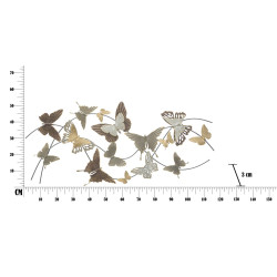 PANNEAU FER INTELLIGENT PAPILLON 118X3X52 CM