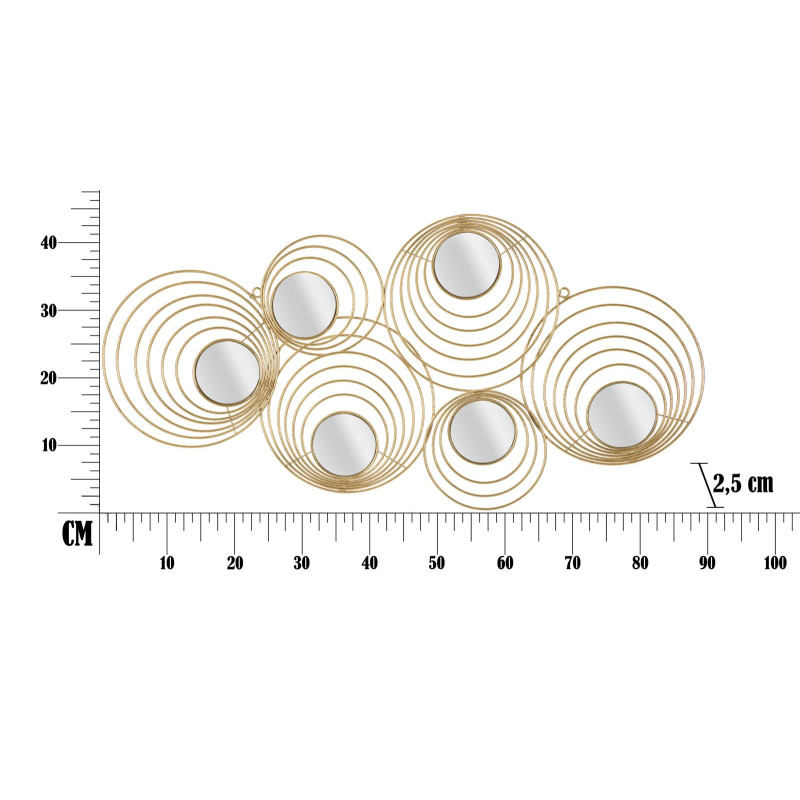 PANNEAU DE FER RAYONS CM 90X2,5X45