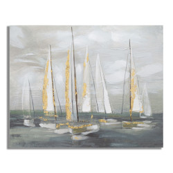 PEINTURE SUR TOILE BATEAU...