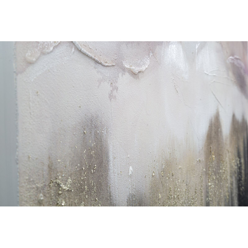 PEINTURE SUR TOILE MONTAGNE ROSE CM 80X2,7X60
