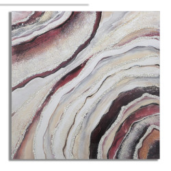 PEINTURE SUR TOILE ROUGE CM...