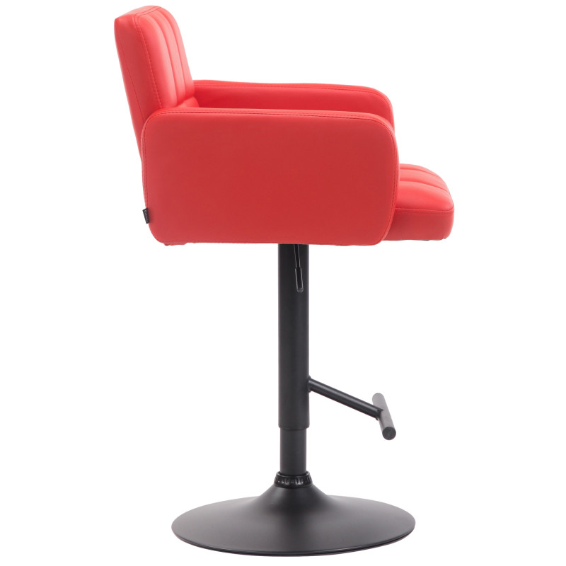 Tabouret de bar Los Angeles rouge