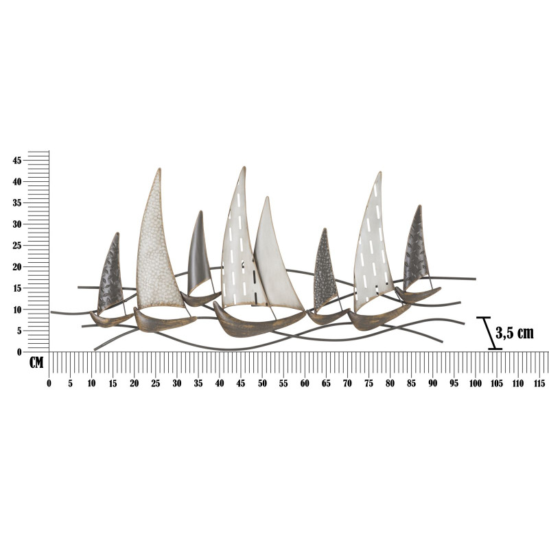 PANNEAU DE FER REGATA NEUF CM 100X3X44