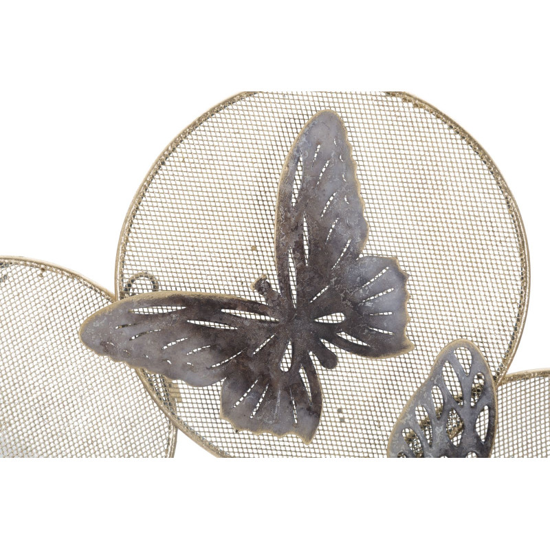 PANNEAU EN FER PAPILLON FONCÉ CM 66X5X38