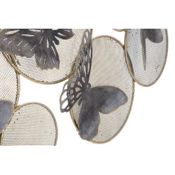 PANNEAU EN FER PAPILLON FONCÉ CM 66X5X38
