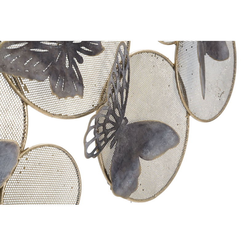 PANNEAU EN FER PAPILLON FONCÉ CM 66X5X38