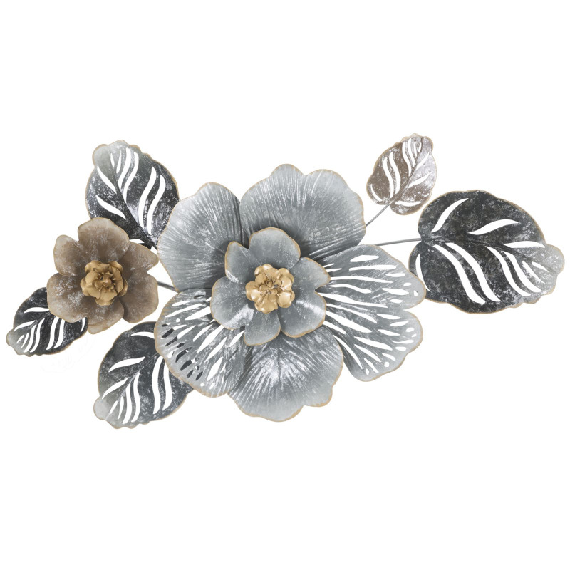 PANNEAU EN FER GRIS -B-CM 84X9,5X48