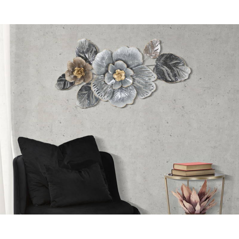 PANNEAU EN FER GRIS -B-CM 84X9,5X48