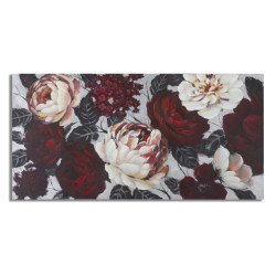 PEINTURE SUR TOILE FLEUR...