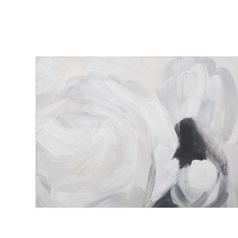 PEINTURE SUR TOILE FLEUR BLANCHE -A- 90X3,7X90 CM
