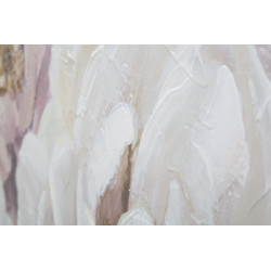 PEINTURE SUR TOILE FLEURS TENDRES CM 100X3,7X80