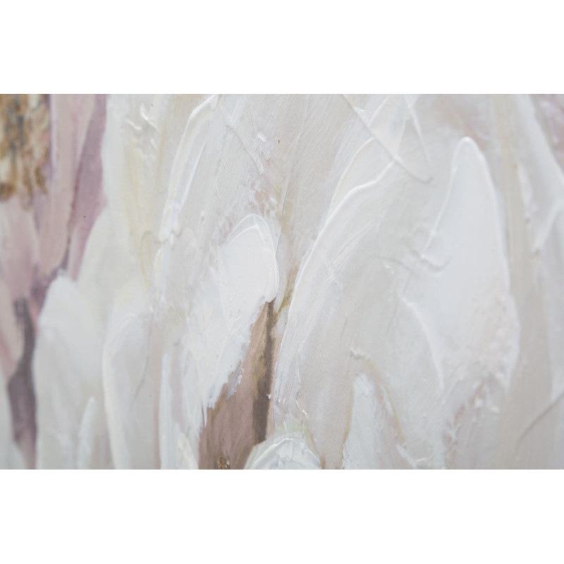 PEINTURE SUR TOILE FLEURS TENDRES CM 100X3,7X80