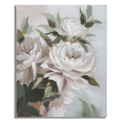 PEINTURE SUR TOILE FLEUR ET...