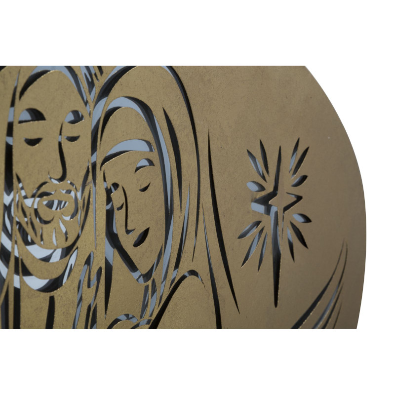 PANNEAU DORÉ DE LA CRÈCHE -B- CM 120X2X60