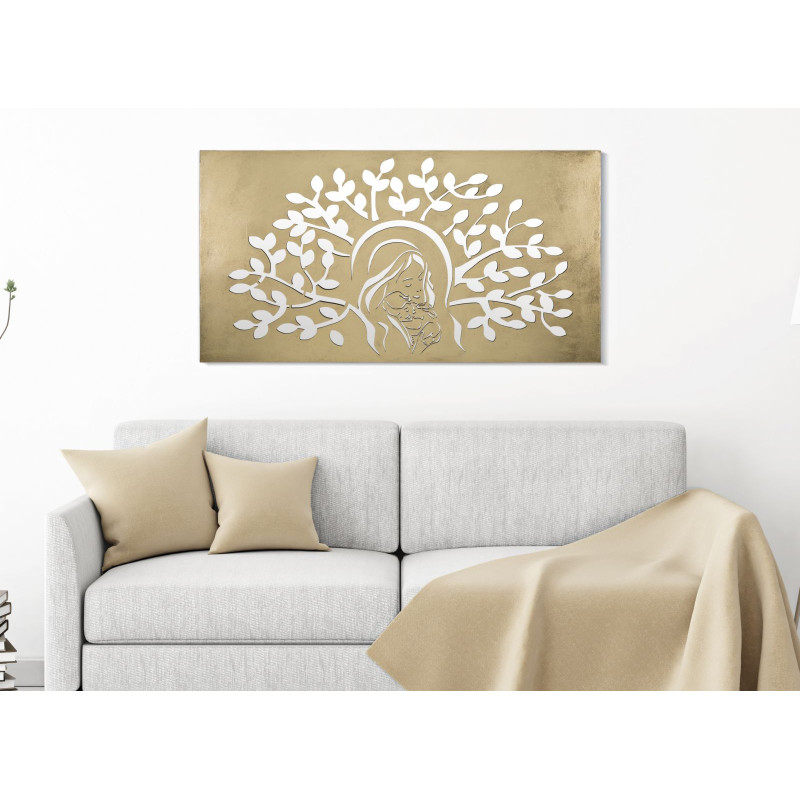 PANNEAU DORÉ DE MATERNITÉ CM 120X2X64