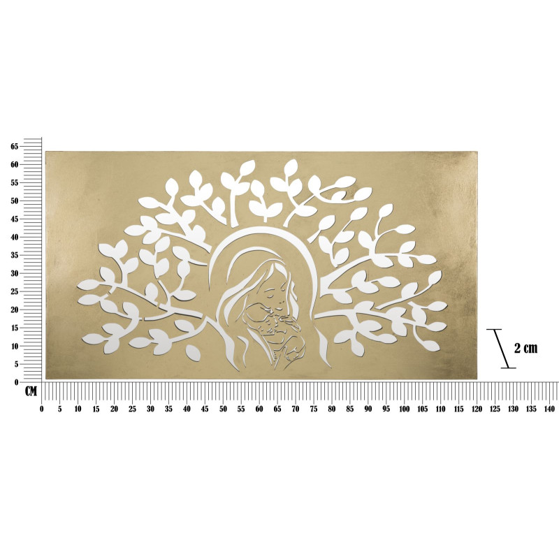 PANNEAU DORÉ DE MATERNITÉ CM 120X2X64