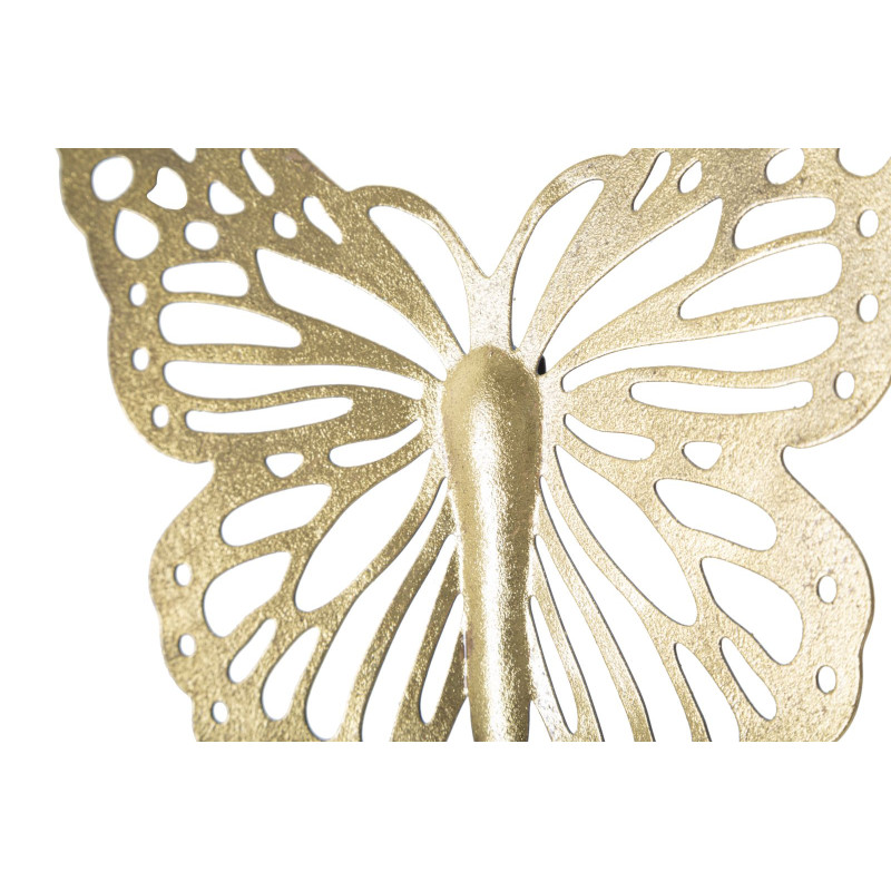 PAPILLONS MURAUX ENSEMBLE 4 PIÈCES CM 35X2X29-25X2X19-20,5X2X16-16X2X12