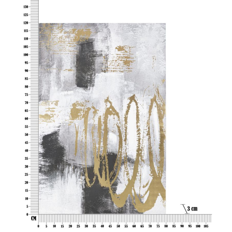IMPRESSION PEINTE TOTY CM 80X3X120