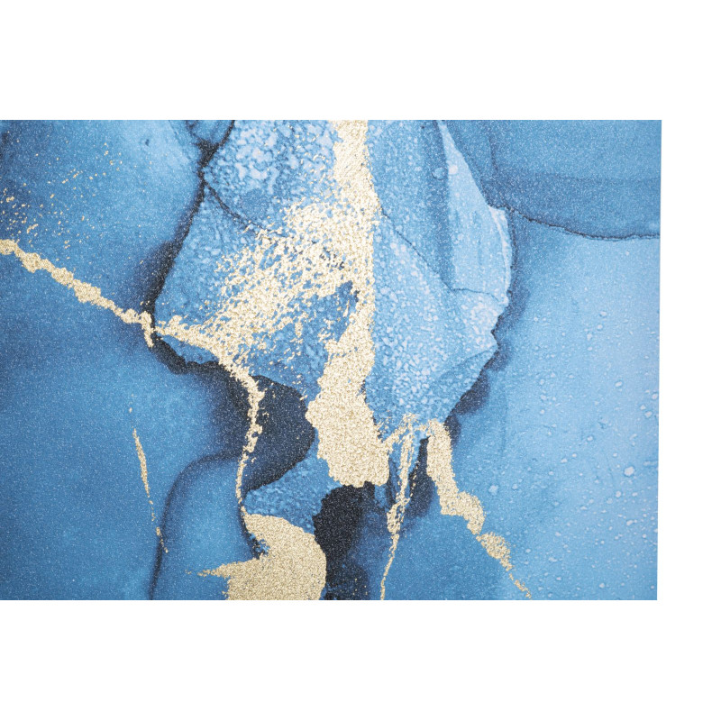 IMPRESSION PEINTE BLEU REY CM 80X3X120