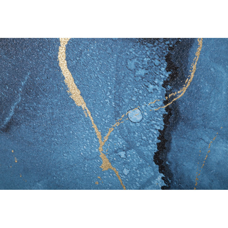 IMPRESSION PEINTE BLEU REY CM 80X3X120