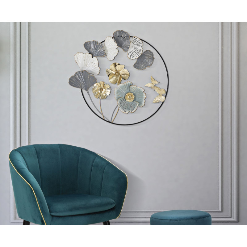 PANNEAU ROND EN FER CAMPUR CM 78,5X5X74