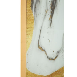 PANNEAU DE VERRE AVEC CADRE FANTÔME CM 80X3,5X120