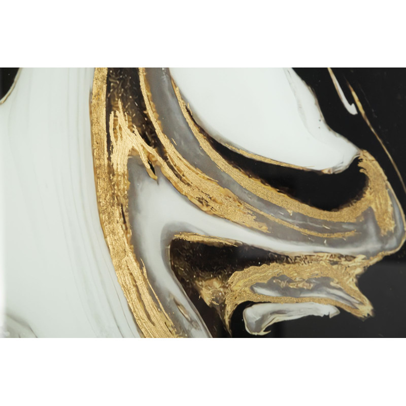 PANNEAU DE VERRE AVEC CADRE FANTÔME CM 80X3,5X120