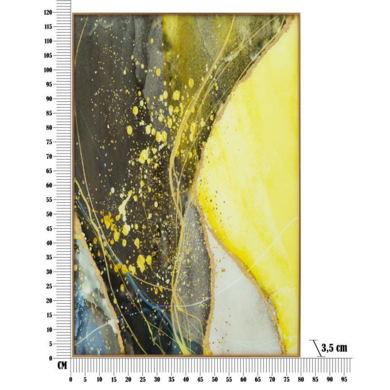 PANNEAU DE VERRE AVEC CADRE SUNNY CM 80X3,5X120