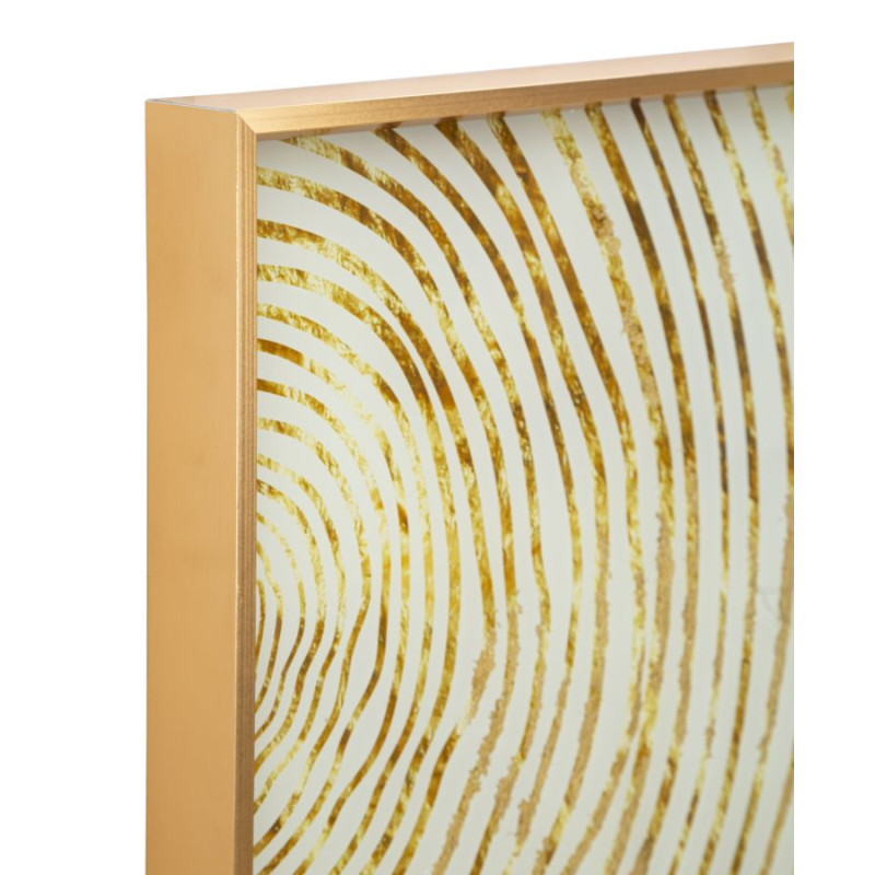 PANNEAU DE VERRE AVEC CADRE EN BOIS CM 60X3,5X90