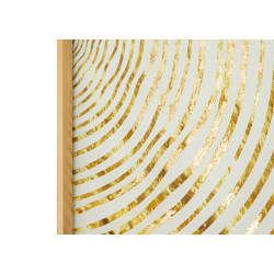 PANNEAU DE VERRE AVEC CADRE EN BOIS CM 60X3,5X90