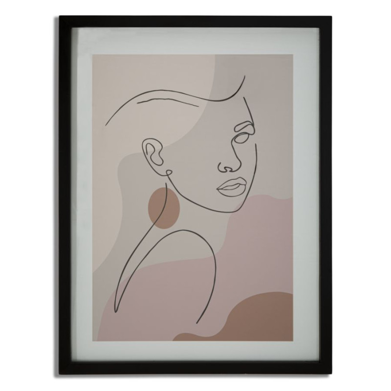 IMPRESSION AVEC CADRE FACE -C- CM 35X2X47