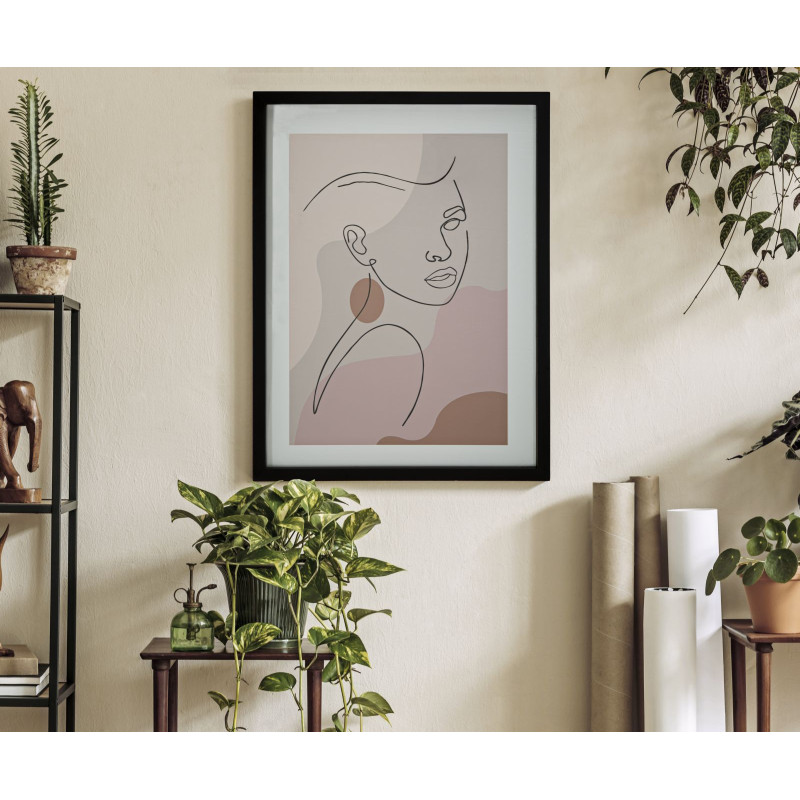 IMPRESSION AVEC CADRE FACE -C- CM 35X2X47