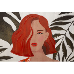 IMPRESSION TABLEAU LADY JUNGLE -A- 80X2,8X120