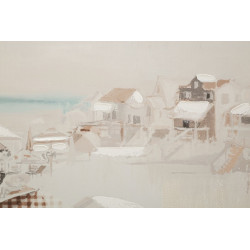 IMPRESSION PEINTE PLAGE -B- CM 80X3X120
