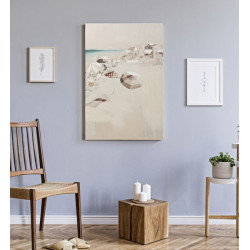 IMPRESSION PEINTE PLAGE -B- CM 80X3X120