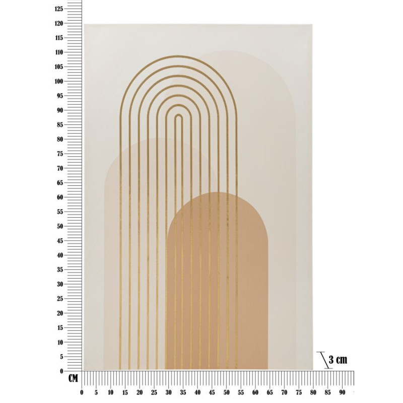 IMPRESSION PEINTE BRILLANCE -A- CM 80X3X120