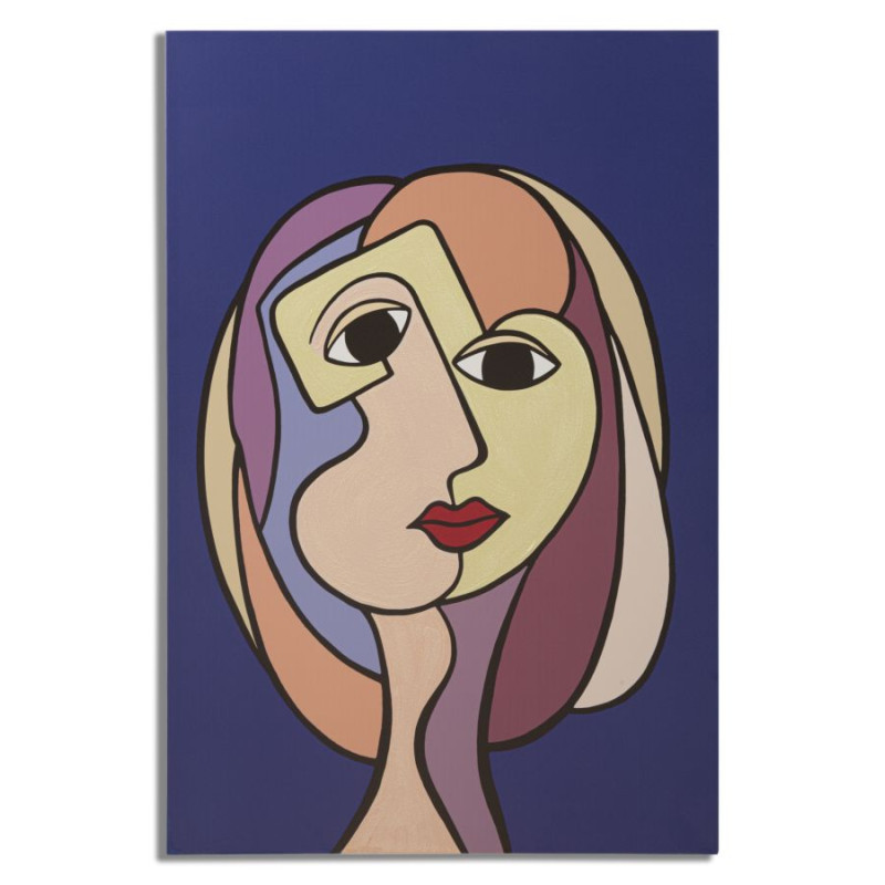 SPAMPA PEINTE DOUBLE FACES GRAND -A- CM 80X3X120
