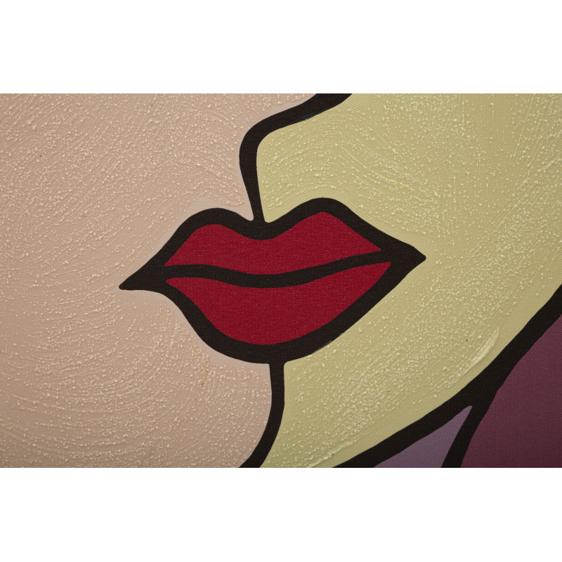 SPAMPA PEINTE DOUBLE FACES GRAND -A- CM 80X3X120