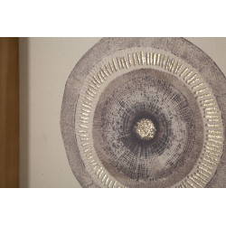 IMPRESSION SUR TOILE CIRCULAIRE AVEC INSERTS CM 45X3,2X60