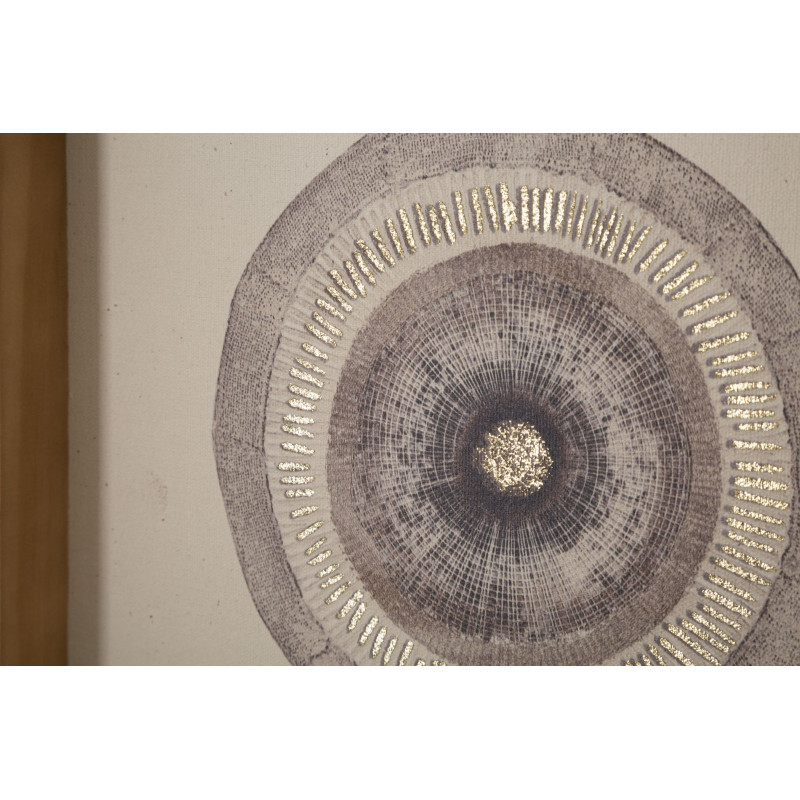 IMPRESSION SUR TOILE CIRCULAIRE AVEC INSERTS CM 45X3,2X60