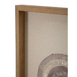 IMPRESSION SUR TOILE CIRCULAIRE AVEC INSERTS CM 45X3,2X60
