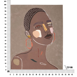 PEINTURE SUR TOILE TRIBALE -A- CM 80X2,8X100