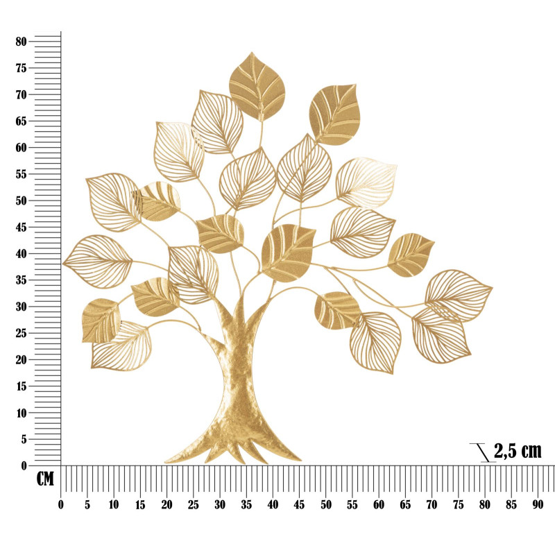 PANNEAU DE FER GOLDY TREE CM 81X2,5X78