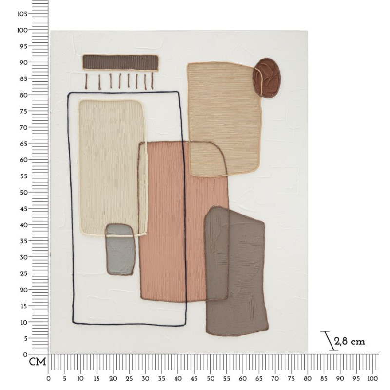 PEINTURE SUR TOILE PEINTURE -A- CM 80X2,8X100