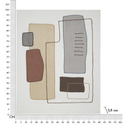 PEINTURE SUR TOILE PEINTURE -B- CM 80X2,8X100