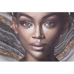 PEINTURE SUR TOILE NAOMI -A- CM 100X3X100