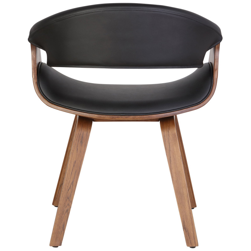 Lot de 2 chaises de salle à manger Foley en simili cuir
